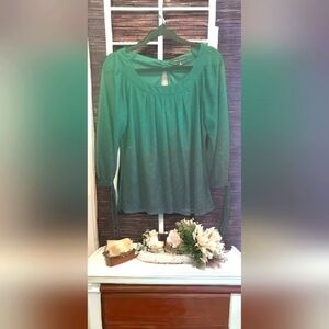 Sara Michelle Metallic Threading Blouse